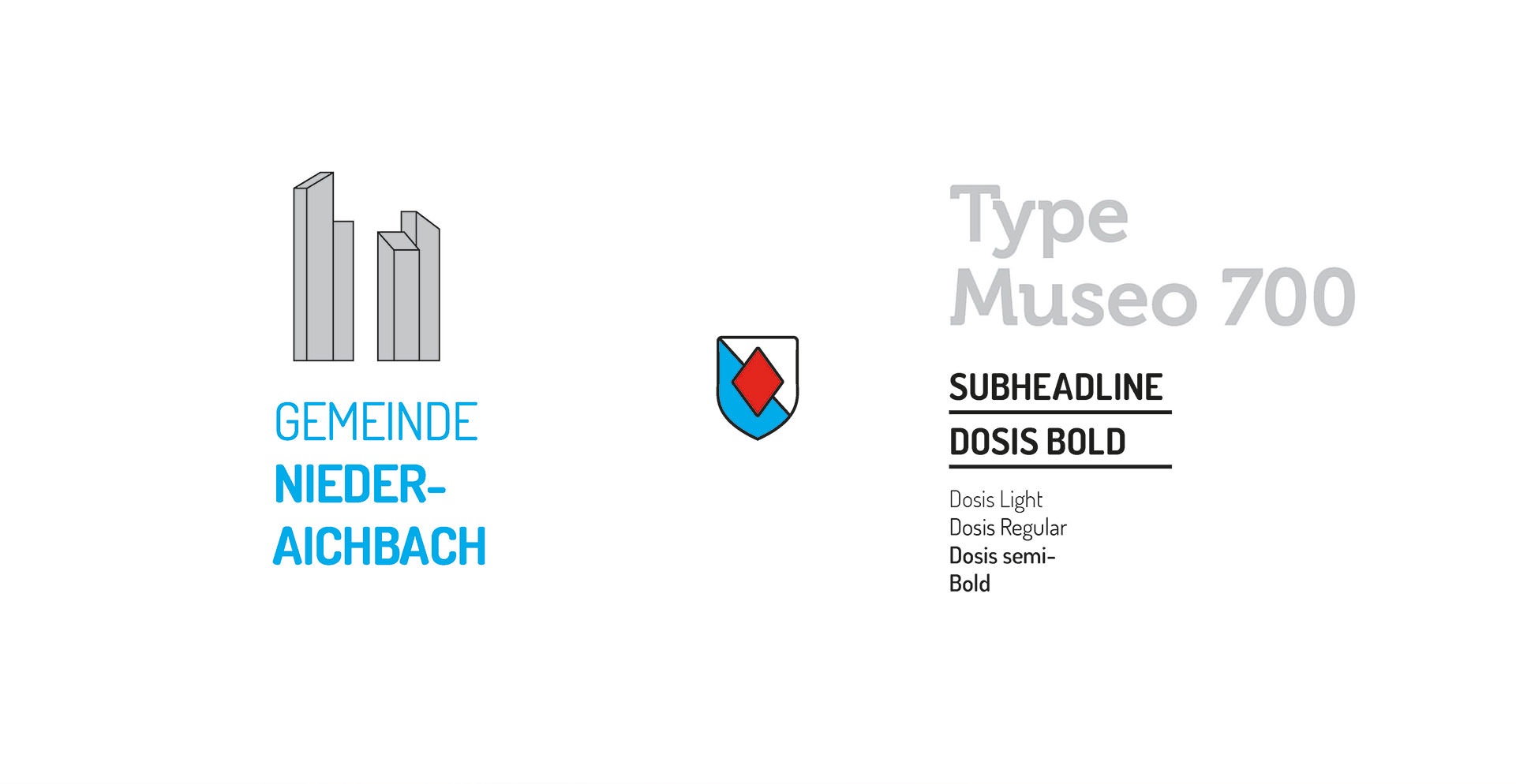 Gemeinde Niederaichbach – Typografie und Konzeptdesign Logo