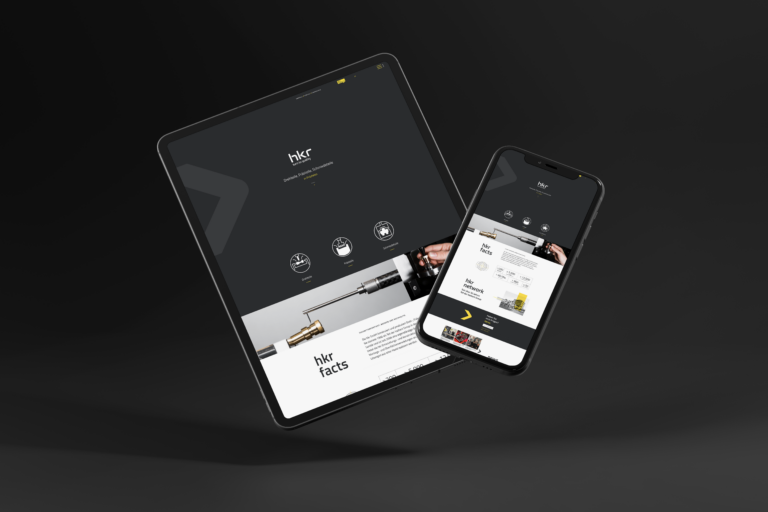Webdesign Mockup hkr