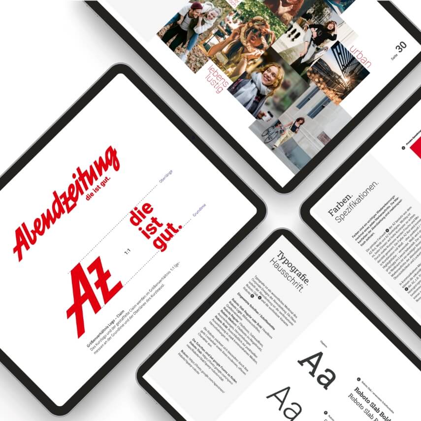 Abendzeitung München – Webgestaltung