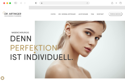 Webdesign Dr. Artinger