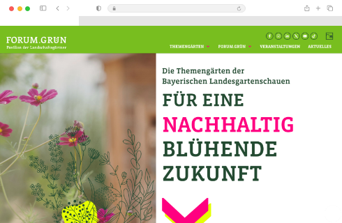 Webauftritt Forum Grün