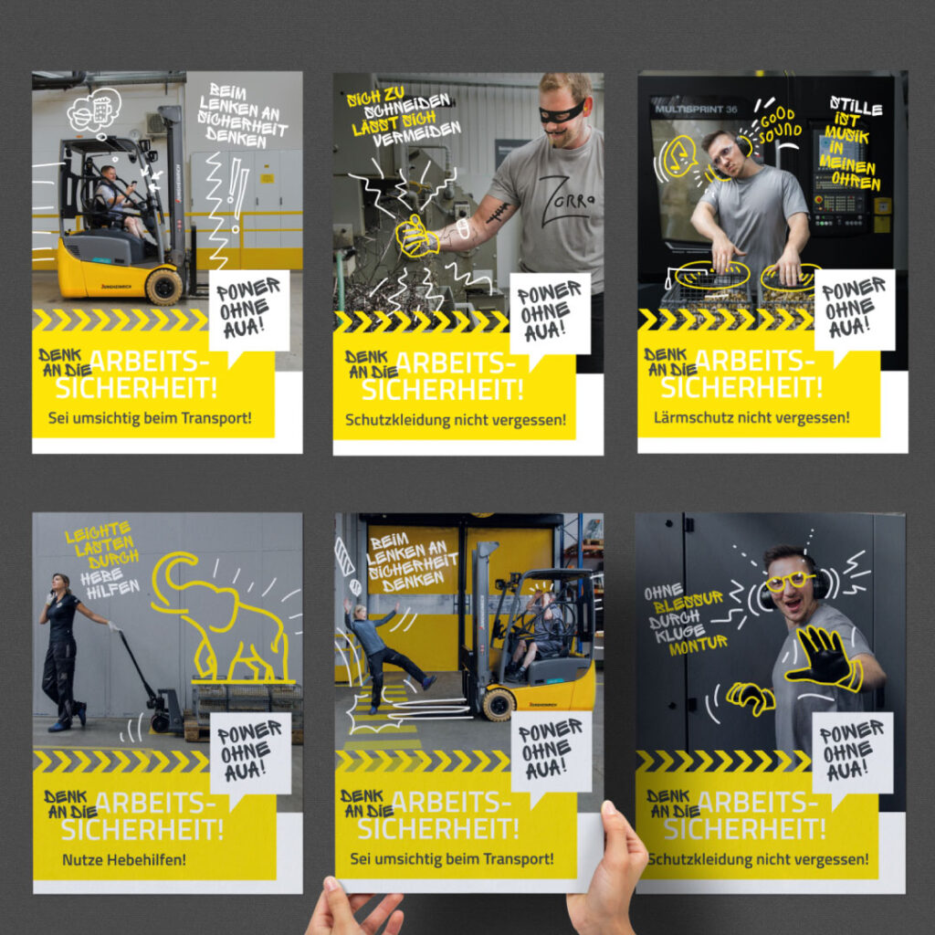 HKR Roding – Plakatgestaltung Arbeitssicherheit