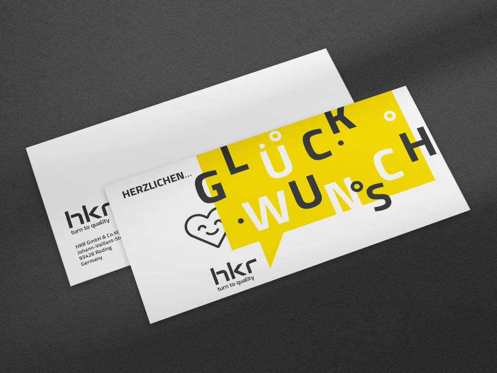 HKR Roding – Glückwunschkarte