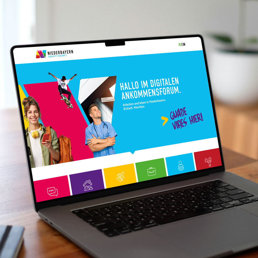 Webdesign Ankommensforum Niederbayernforum