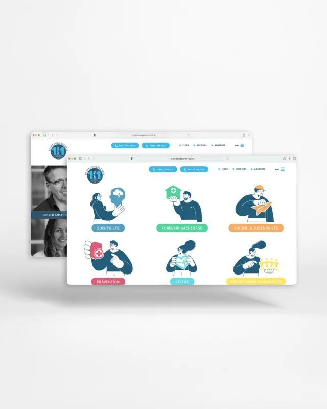 Neue Website für den Betreuungsverein 1:1 – Ein digitales Zuhause mit Herz 💙

Wir freuen uns, die neue Website für den Betreuungsverein 1:1 soziale Partnerschaften e.V. präsentieren zu dürfen. Der Verein unterstützt seit 2010 suchtkranke Menschen und ehemalige forensische Patient:innen bei ihrer sozialen Wiedereingliederung und setzt sich für den Abbau von Vorurteilen ein.​

Unsere Aufgabe war es, diese wichtige Arbeit digital erlebbar zu machen. Dazu haben wir:​

- Eine benutzerfreundliche und barrierearme Website entwickelt, die Informationen klar und empathisch vermittelt.

- Authentische Fotografien erstellt, die die Menschen und Geschichten hinter dem Verein zeigen.

- Eine einfühlsame Animation gestaltet, die komplexe Inhalte verständlich und zugänglich macht.​

Das Ergebnis ist eine Website, die nicht nur informiert, sondern auch verbindet – ganz im Sinne des Vereinsmottos: „Wir nehmen Dich ernst“.​

👉 Besucht die neue Website unter betreuungsverein-1zu1.de

Wir sagen DANKE für das entgegengebrachte Vertrauen!

#idowapro #whatwedo #herzensprojekt #kundenprojekt #kunden #betreuungsverein #website #web #webdeveloper #webdevelopment #werbeagentur #digital #digitalagency #digitalagentur #landshut #straubing #cham #verein #animation #grafik #grafikdesign #webdesign #webdesigner